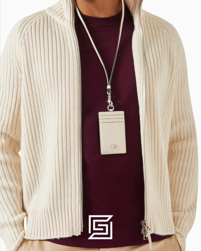Id Lanyard In Signaure Canvas CZ285 KHAKI