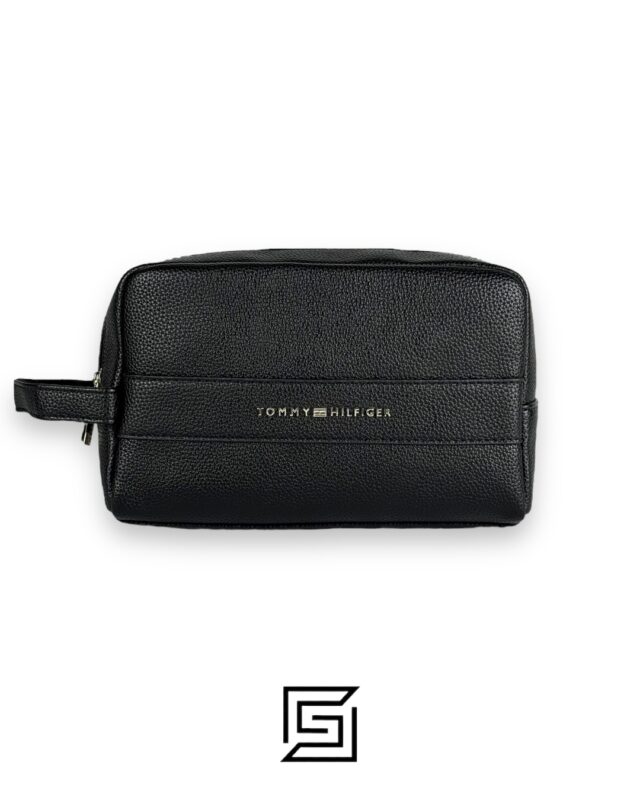 Tommy Handbag BOX Tommy METAL LOGO on middle/BLACK