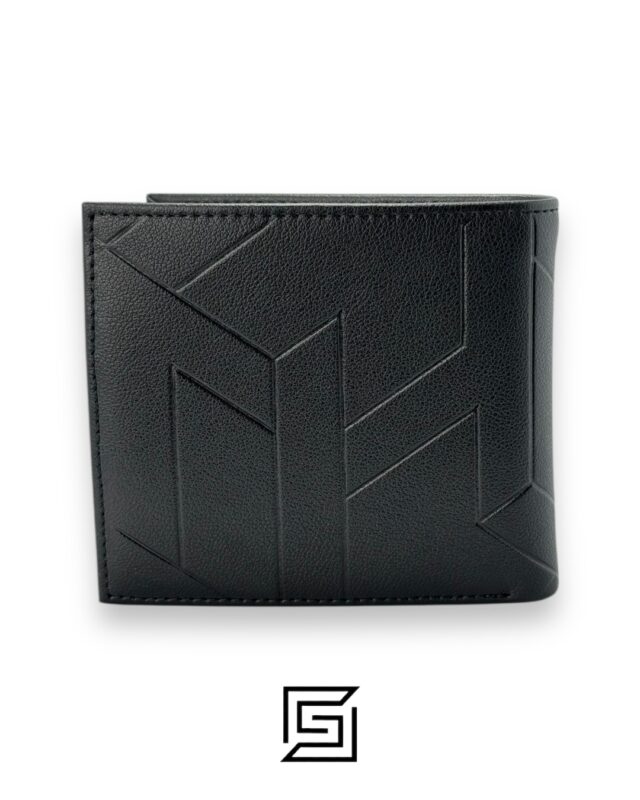 TOMMY SINGLE WALLET TH ON LEATHER WITH SIGNATURE LOGO/BLACK