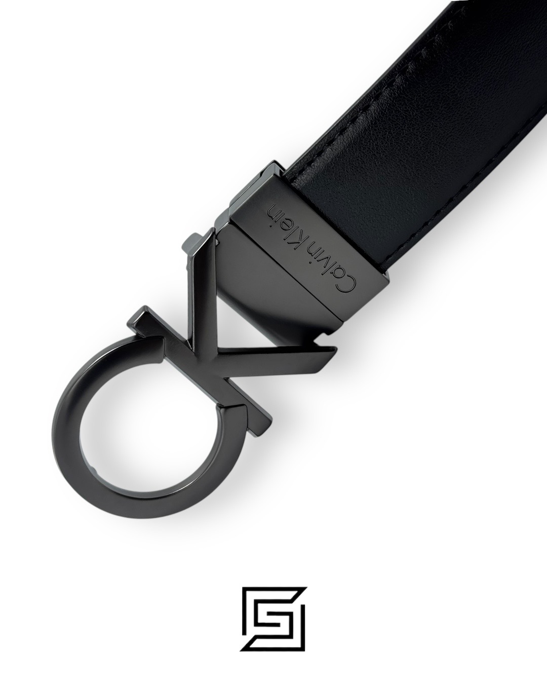 ⁦CK SET BELT AND WALLET CK LOGO MODEL 8⁩ - الصورة ⁦3⁩