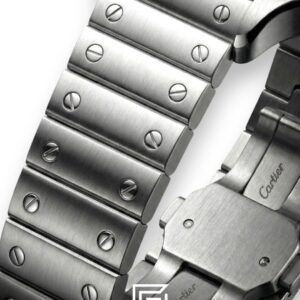 Cartier Santos 3241983 Automatic Black Roman Dial Stainless Steel - 47mm - Image 3