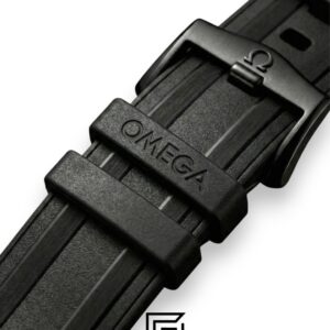 ⁦Omega Seamaster Diver Black Ceramic Style – Rubber Strap – Automatic (42mm)⁩ - الصورة ⁦3⁩