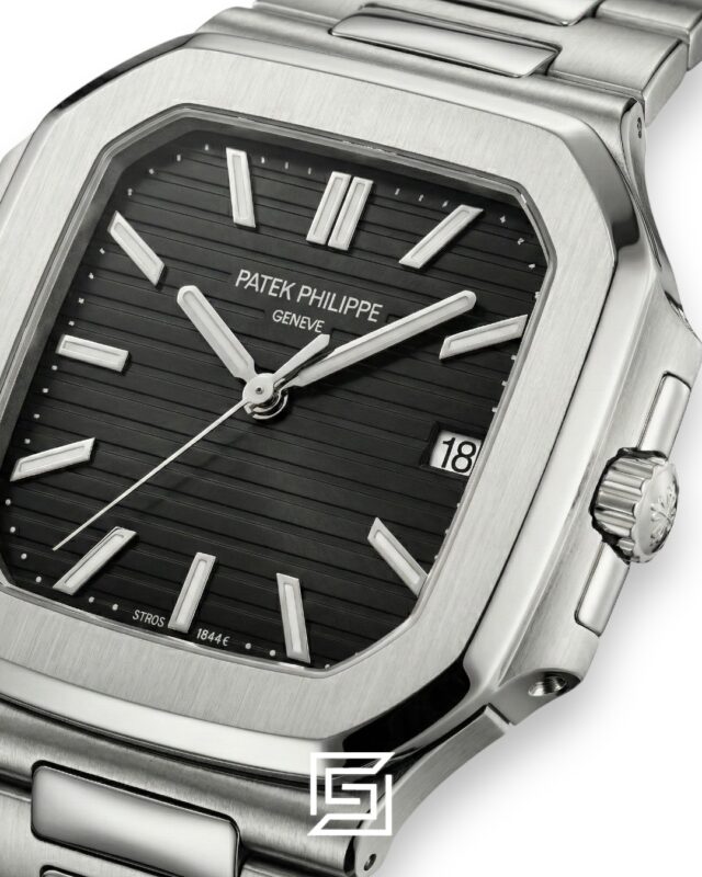 Patek Philippe Cubitus – Japanese Automatic – Black Dial – Stainless Steel Bracelet