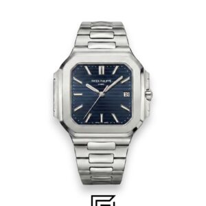 Patek Philippe Cubitus – Japanese Automatic – Blue Dial – Stainless Steel Bracelet - Image 1