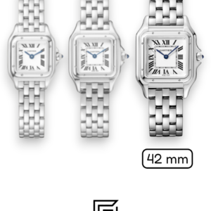 Cartier Santos 644329 Quartz White Roman Dial Two-Tone - 42mm - Image 4