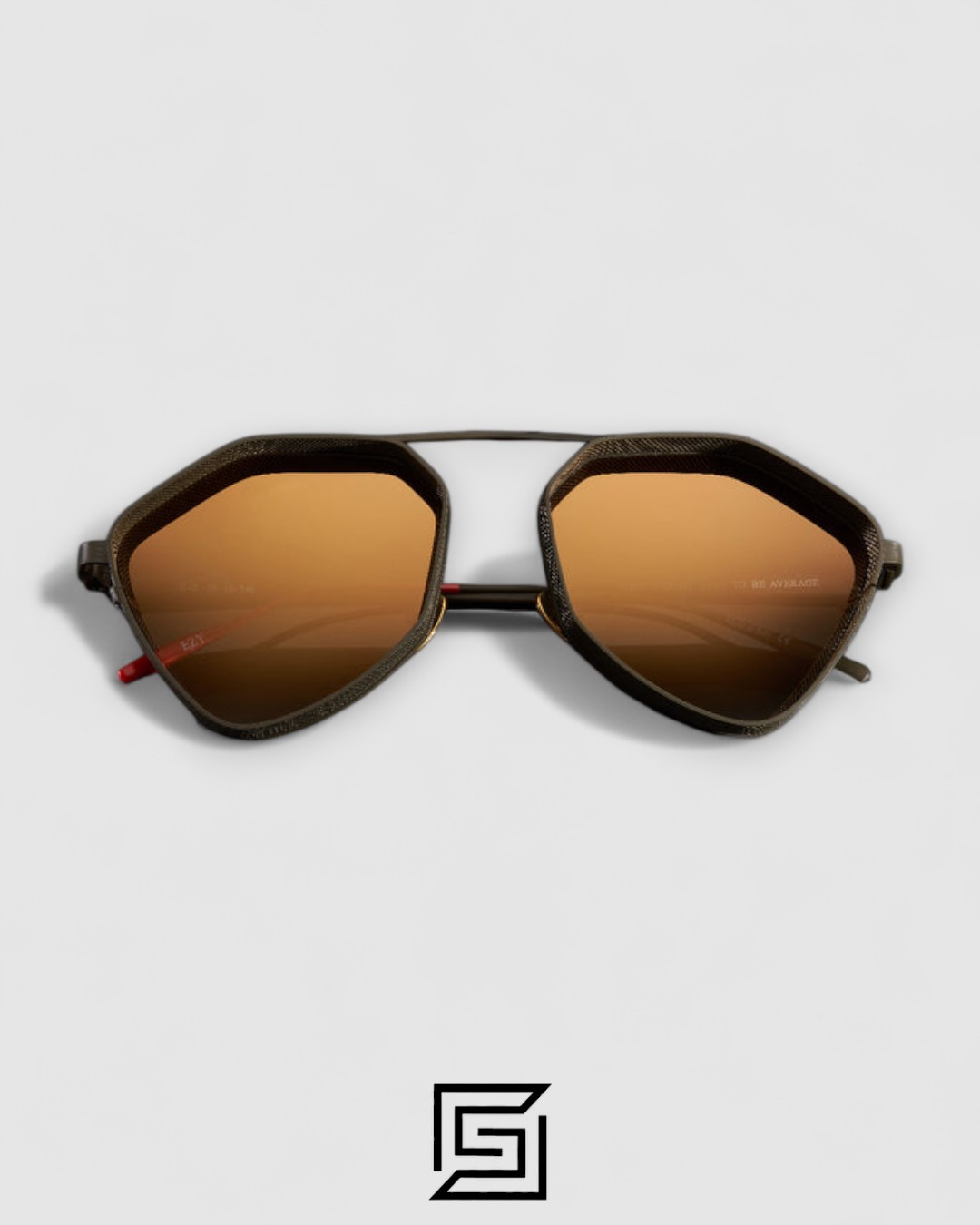 Vysen The Ezy - E2 Dark Military Green Matte Frame Gold Gradient Lenses - Image 3