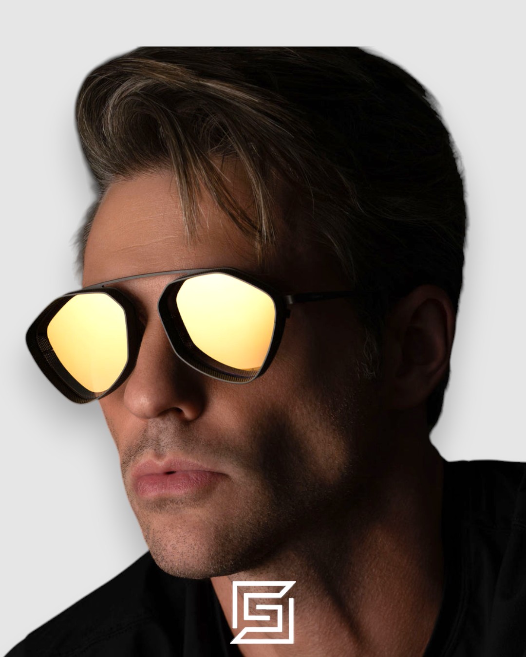 Vysen The Ezy - E2 Dark Military Green Matte Frame Gold Gradient Lenses - Image 6
