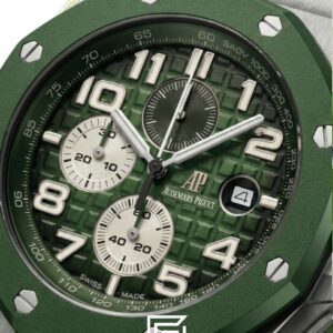 ⁦AP Royal Oak Offshore Chronograph Green Dial 42mm⁩ - الصورة ⁦2⁩