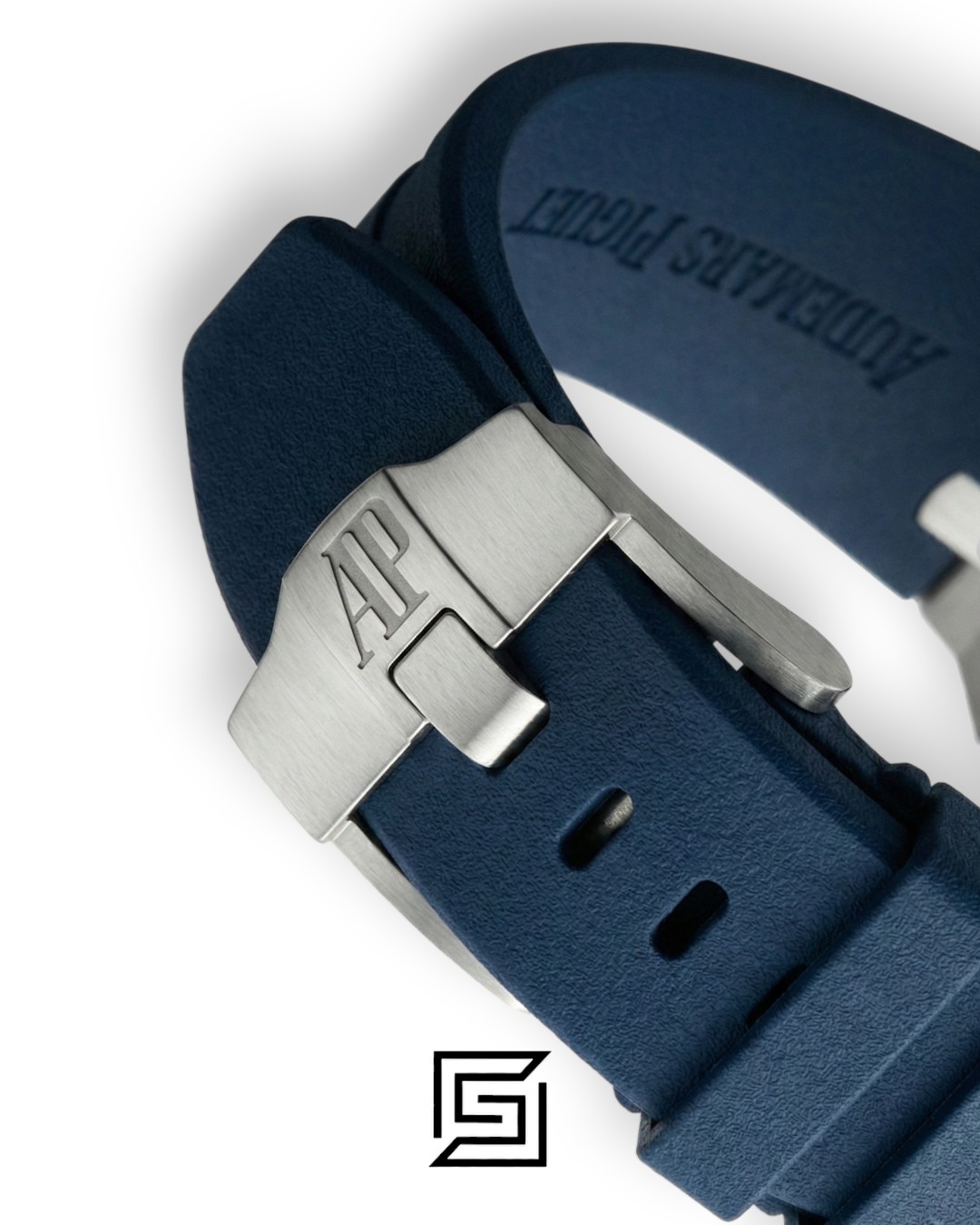 Royal Oak OffShore WF0851 Quartz 2 Counters Rubber Blue - Image 3