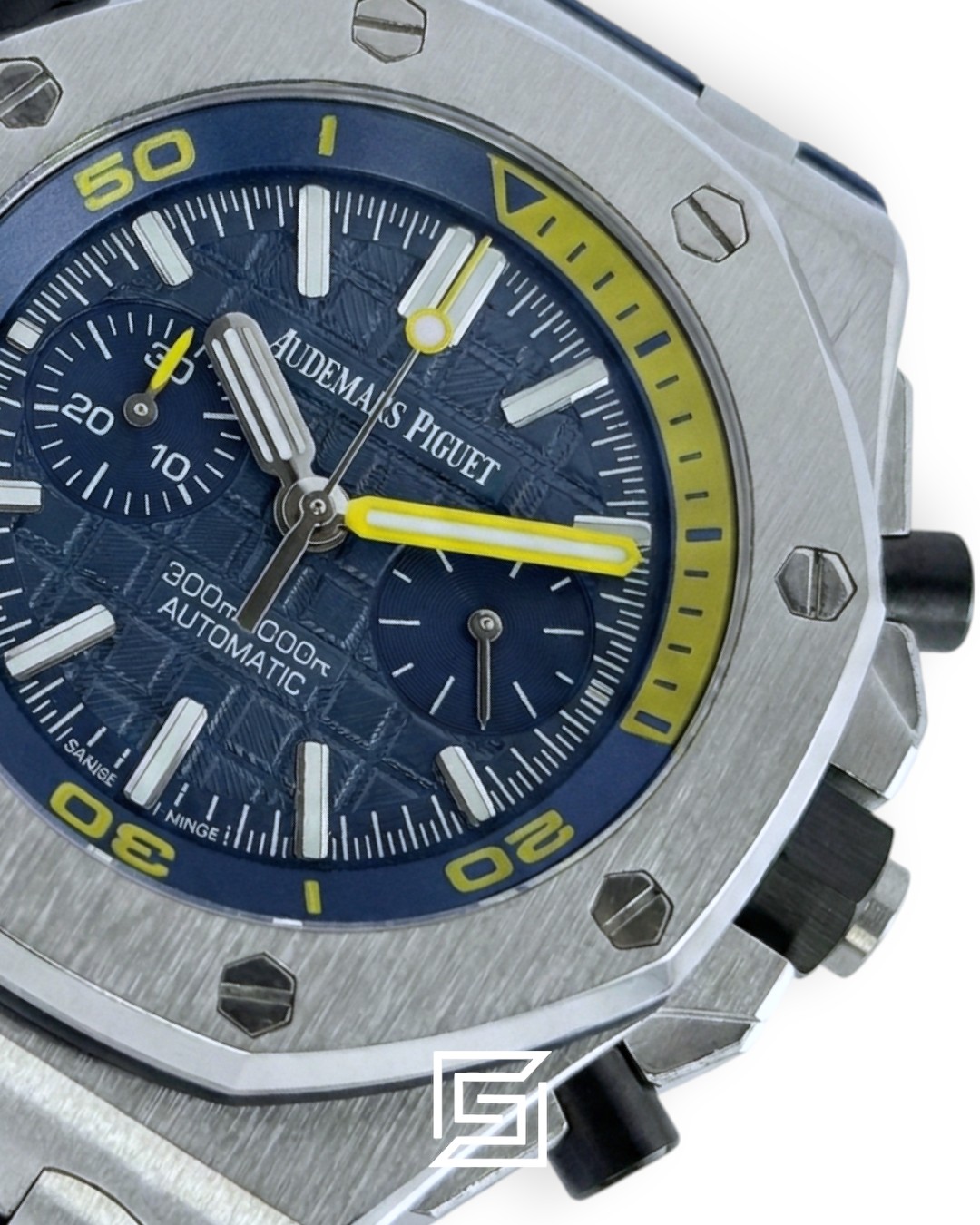 Royal Oak OffShore WF0851 Quartz 2 Counters Rubber Blue - Image 2