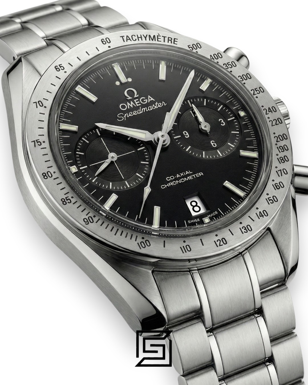 ⁦Omega Speedmaster '57 Co-Axial – Black Dial & Steel⁩ - الصورة ⁦2⁩