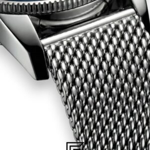 Breitling Superocean Chronograph – Blue Panda Dial – Mesh Bracelet – Japanese Quartz - Image 3