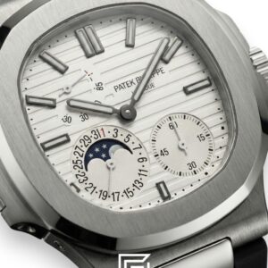 Patek Philippe Grand Complication – White Dial × Black Rubber Strap – Japanese Automatic - Image 2