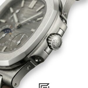 ⁦Patek Philippe Grand Complication – Brown Dial × Brown Rubber Strap – Japanese Automatic⁩ - الصورة ⁦3⁩