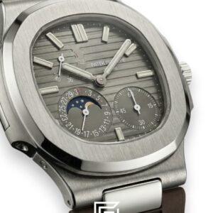 ⁦Patek Philippe Grand Complication – Brown Dial × Brown Rubber Strap – Japanese Automatic⁩ - الصورة ⁦2⁩