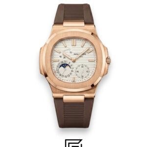Patek Philippe Grand Complication – Rose Gold × Brown Strap – Japanese Automatic - Image 1