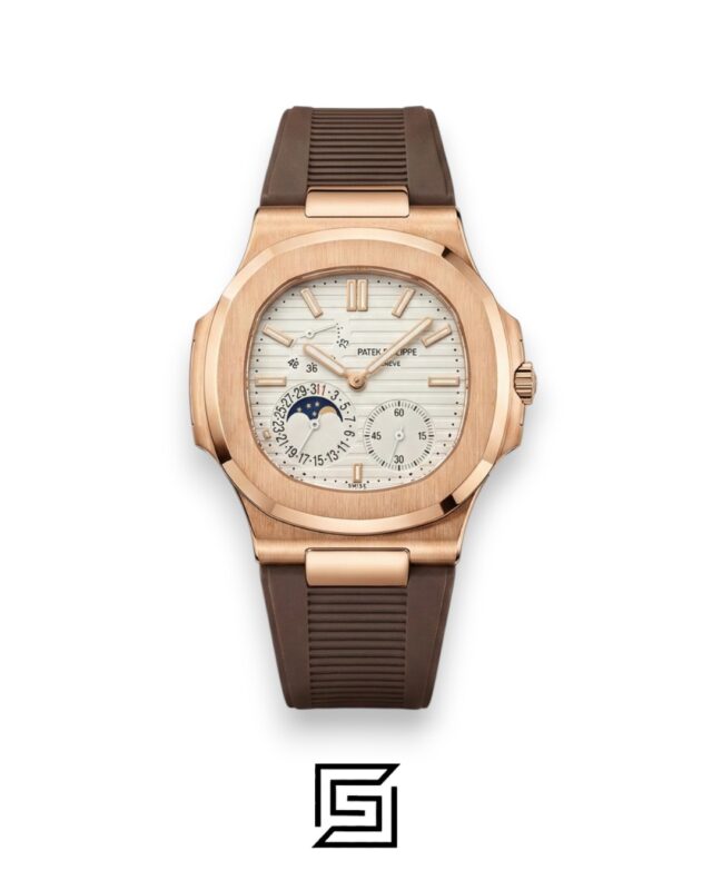 Patek Philippe Grand Complication – Rose Gold × Brown Strap – Japanese Automatic