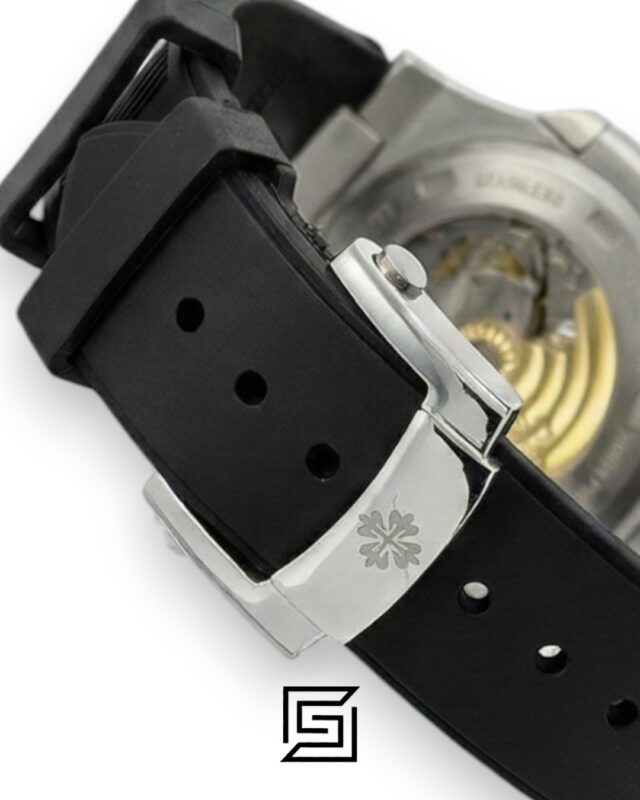Patek Philippe Grand Complication – White Dial × Black Rubber Strap – Japanese Automatic
