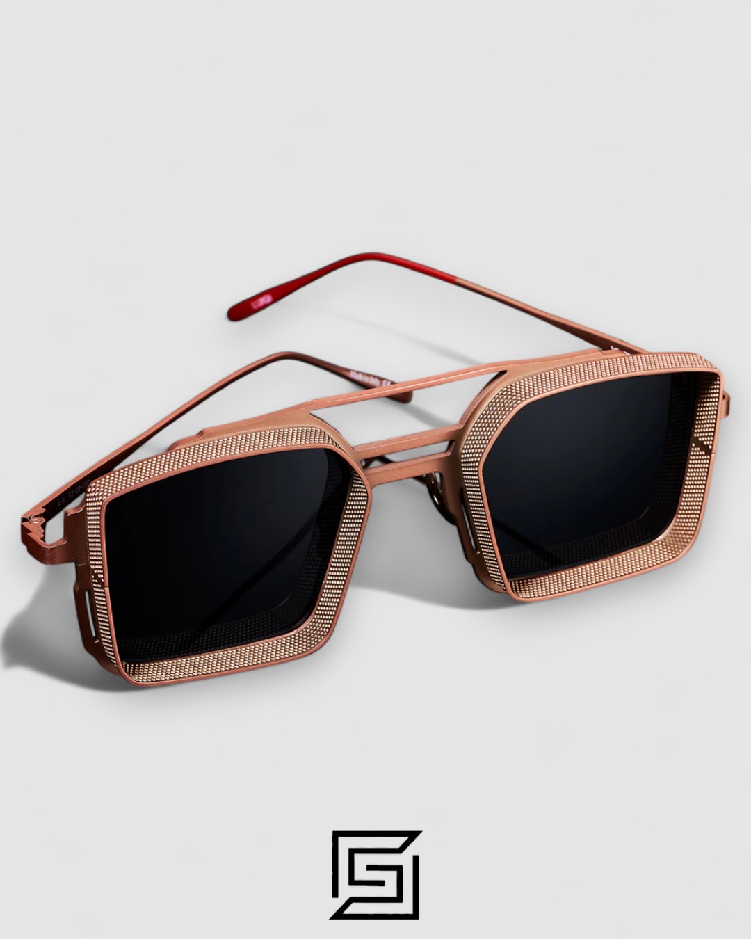 ⁦Vysen The Luigi - L6  Rose Gold Frame Black Leanses⁩ - الصورة ⁦3⁩