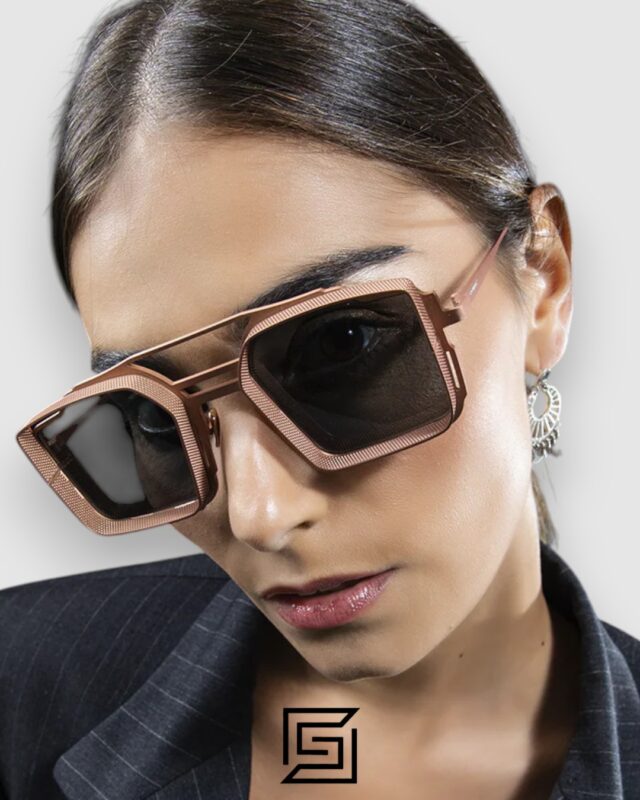 Vysen The Luigi - L6  Rose Gold Frame Black Leanses