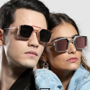 ⁦Vysen The Luigi - L6  Rose Gold Frame Black Leanses⁩ - الصورة ⁦5⁩
