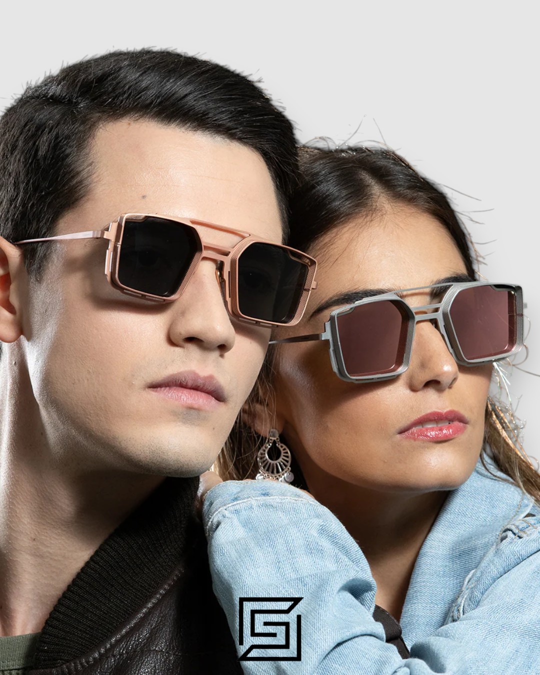 ⁦Vysen The Luigi - L6  Rose Gold Frame Black Leanses⁩ - الصورة ⁦5⁩