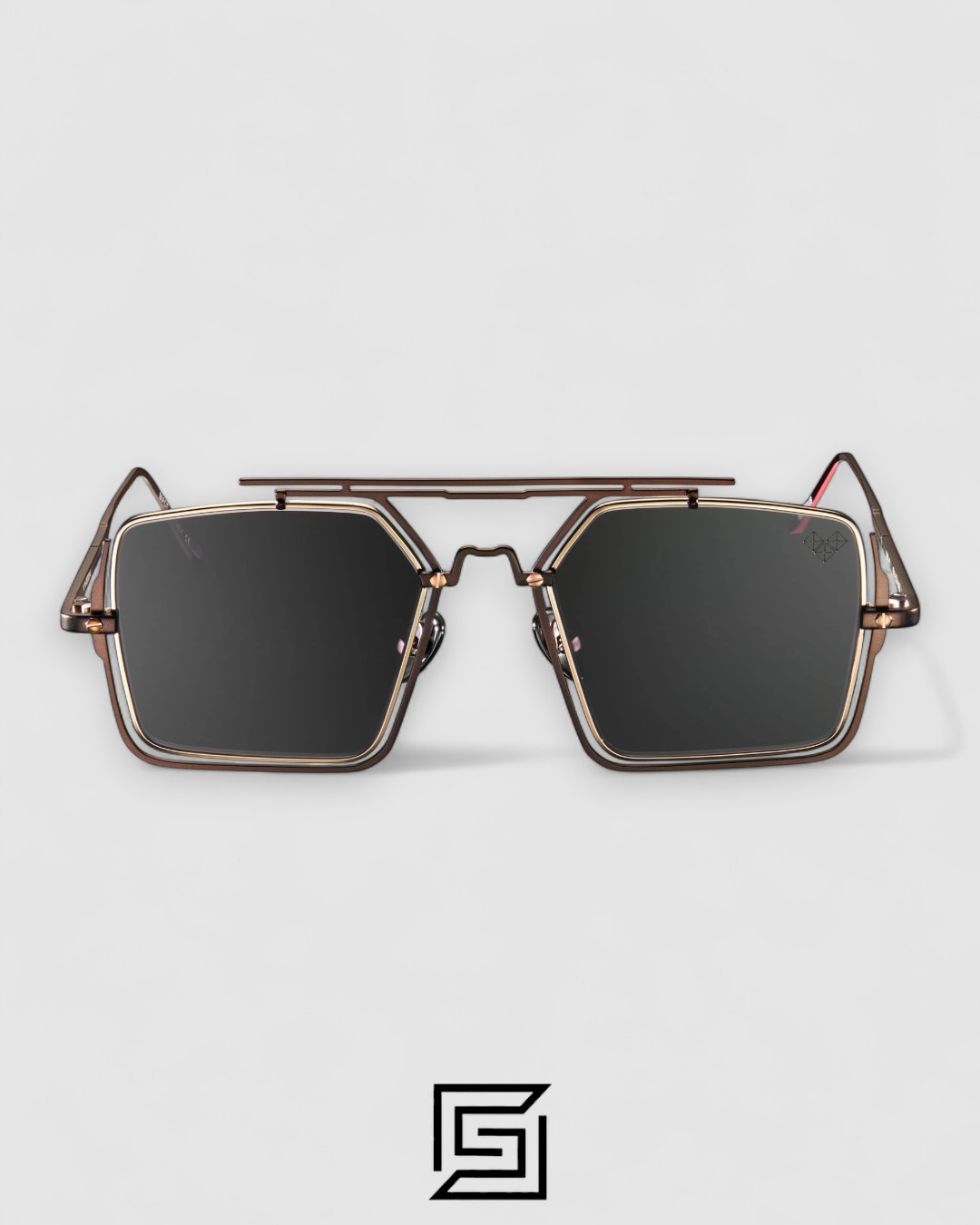 ⁦Vysen The Marcus - MA1 Dark Gun Metal Matte Frame Black Lenses⁩ - الصورة ⁦2⁩