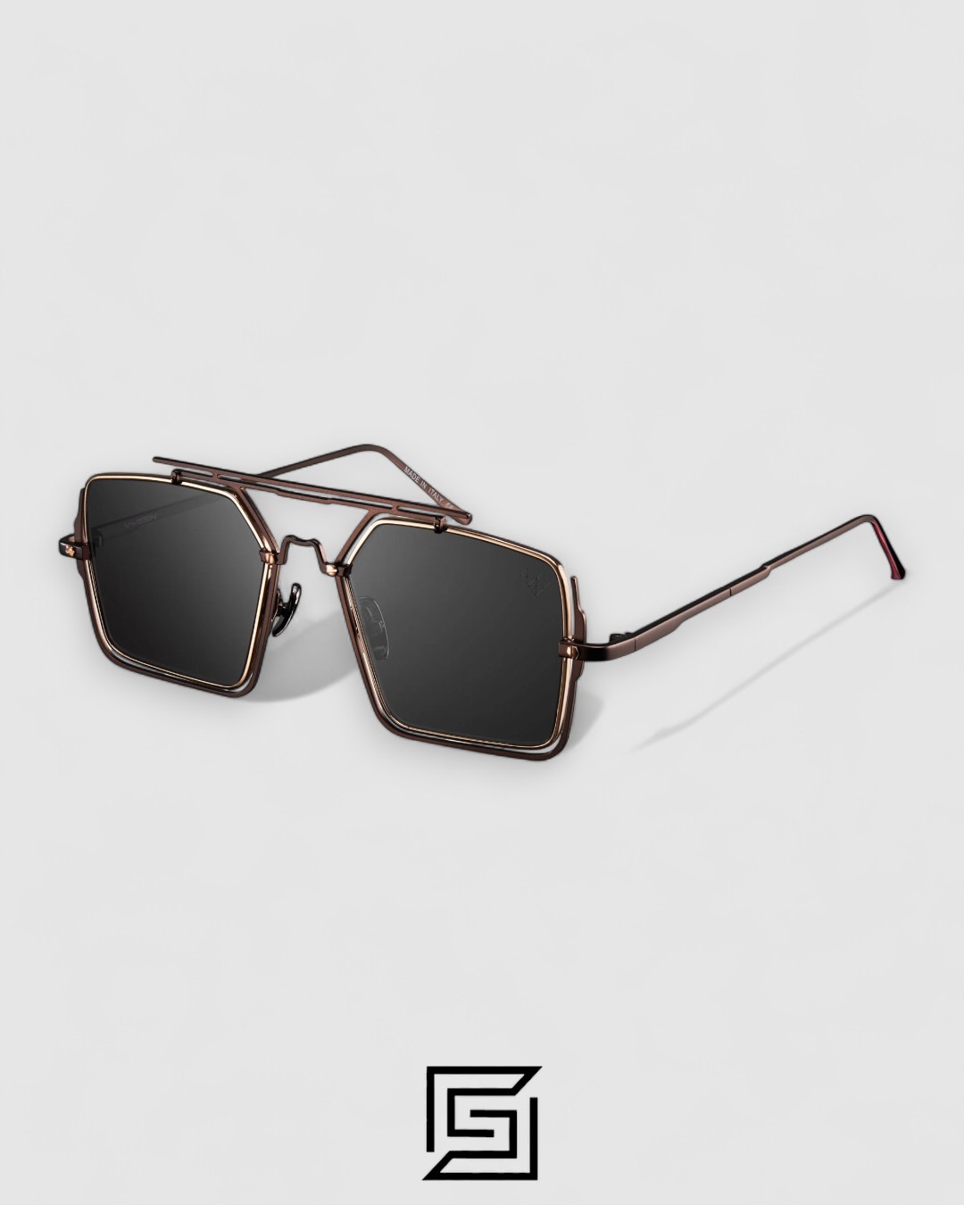 ⁦Vysen The Marcus - MA1 Dark Gun Metal Matte Frame Black Lenses⁩ - الصورة ⁦1⁩