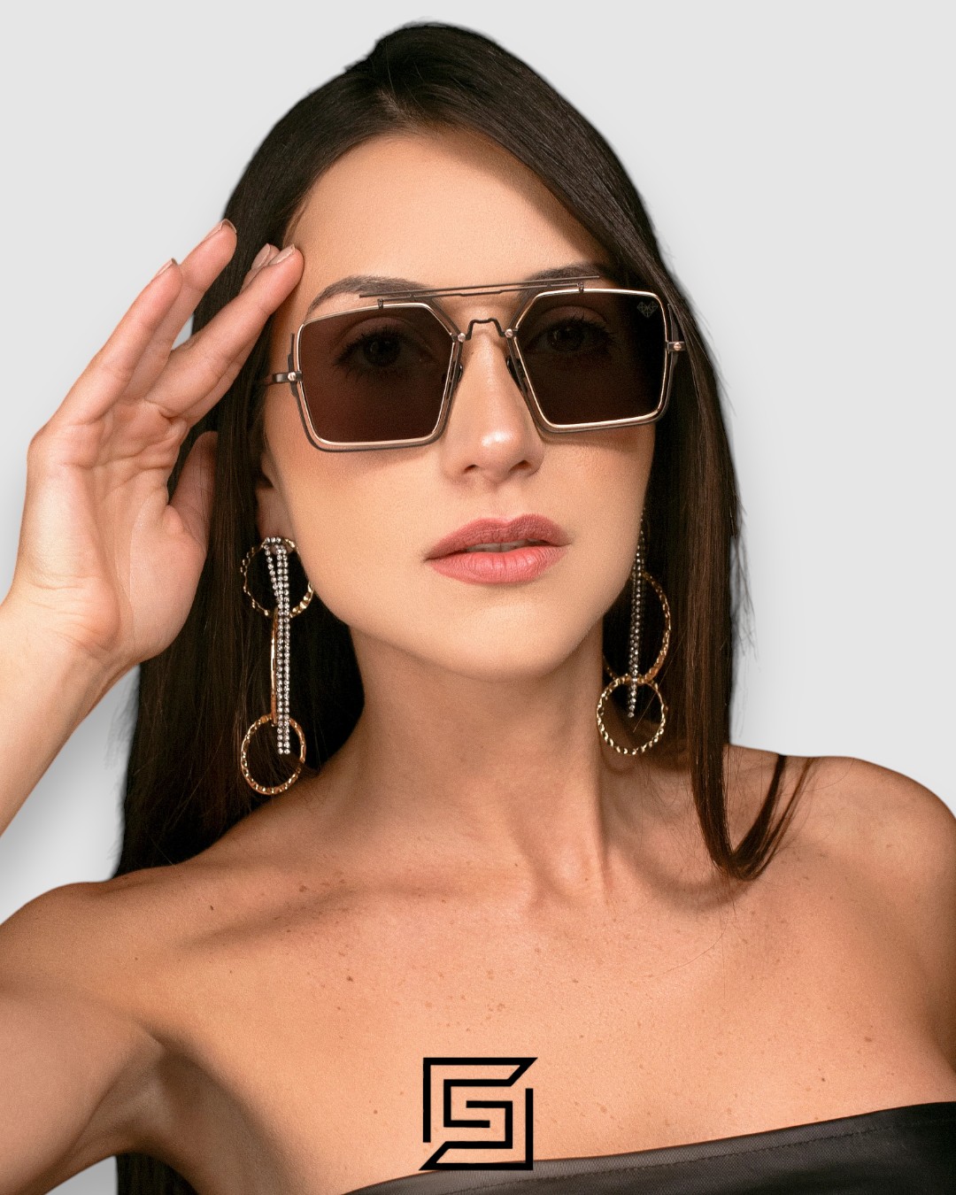 ⁦Vysen The Marcus - MA1 Dark Gun Metal Matte Frame Black Lenses⁩ - الصورة ⁦3⁩