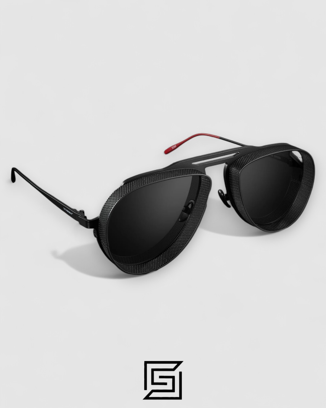 ⁦Vysen The Tom - T1 Black Matte Frame Black Leanses⁩ - الصورة ⁦3⁩