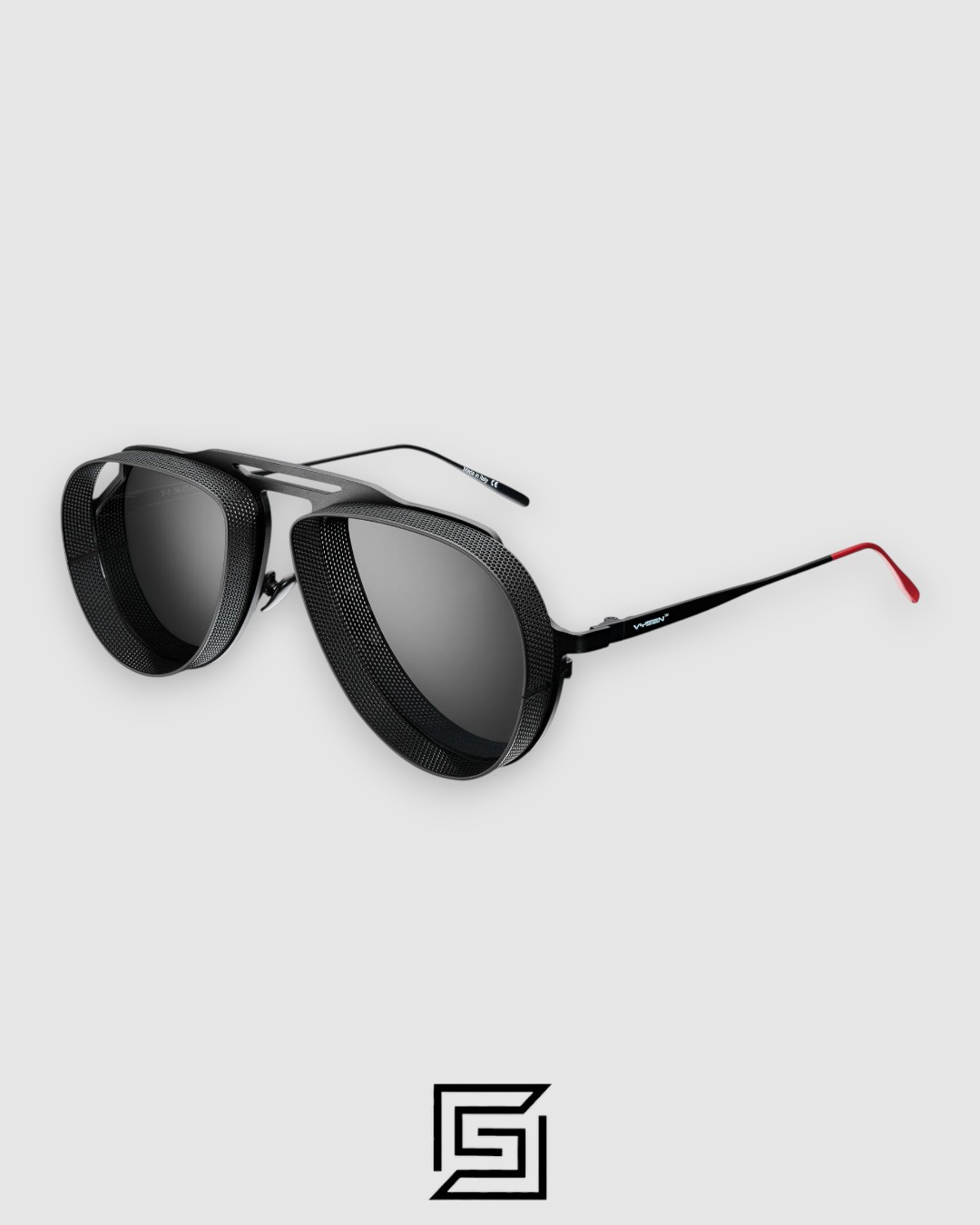 ⁦Vysen The Tom - T1 Black Matte Frame Black Leanses⁩ - الصورة ⁦1⁩