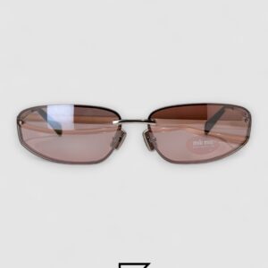 ⁦Miu Miu MUA50S Pink Lenses and Silver Frame⁩ - الصورة ⁦2⁩