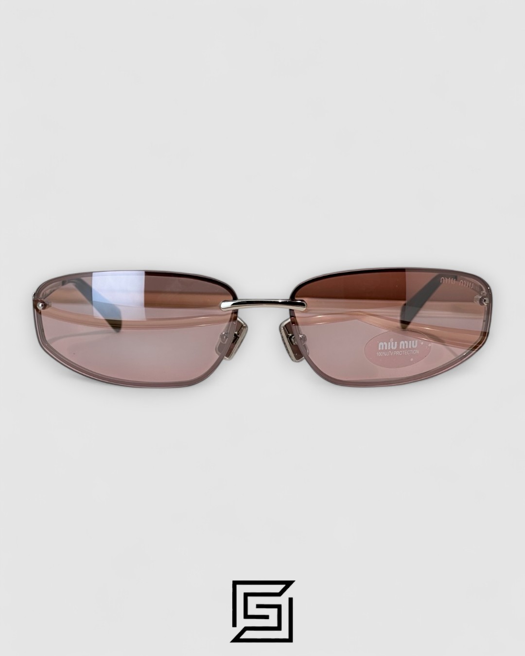⁦Miu Miu MUA50S Pink Lenses and Silver Frame⁩ - الصورة ⁦2⁩