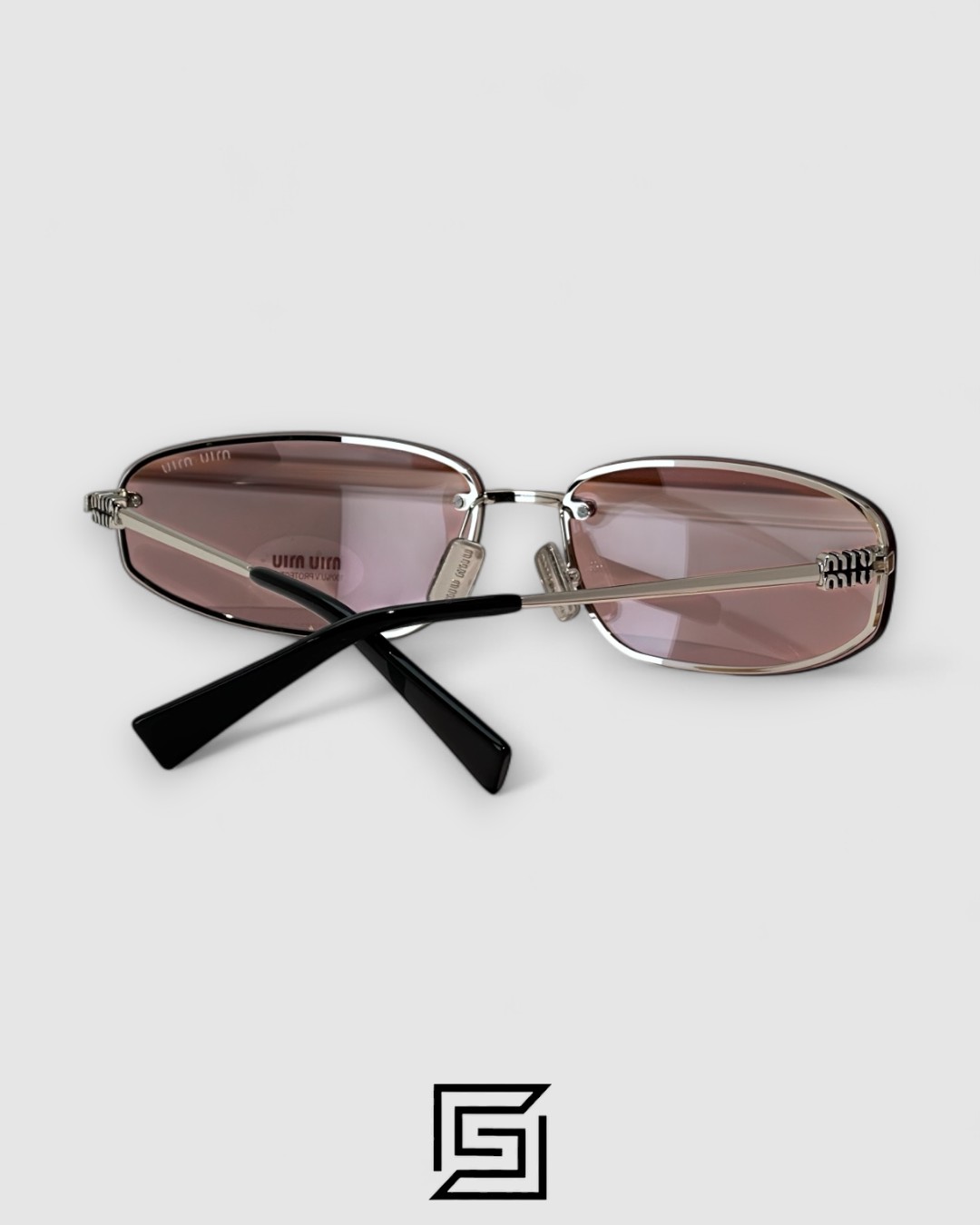 ⁦Miu Miu MUA50S Pink Lenses and Silver Frame⁩ - الصورة ⁦8⁩