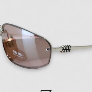 ⁦Miu Miu MUA50S Pink Lenses and Silver Frame⁩ - الصورة ⁦6⁩