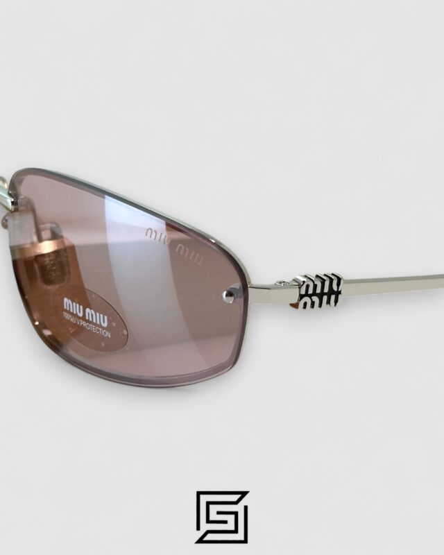 Miu Miu MUA50S Pink Lenses and Silver Frame