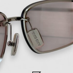 ⁦Miu Miu MUA50S Pink Lenses and Silver Frame⁩ - الصورة ⁦3⁩