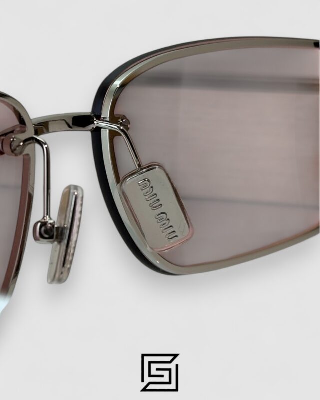 Miu Miu MUA50S Pink Lenses and Silver Frame
