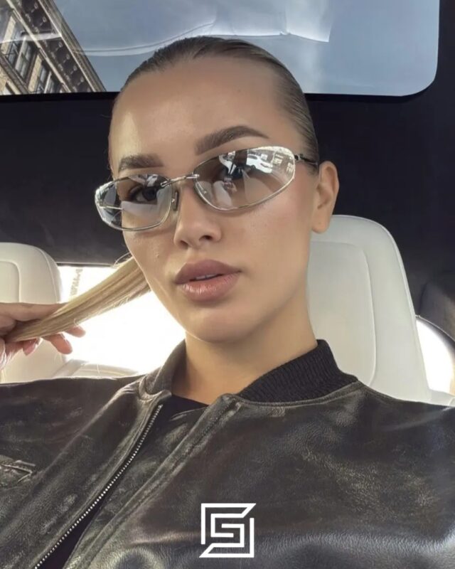 Miu Miu MUA50S Pink Lenses and Silver Frame