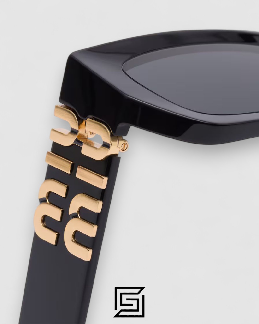 ⁦Miu Miu SMU09WS Black Lenses and Black Frame⁩ - الصورة ⁦5⁩