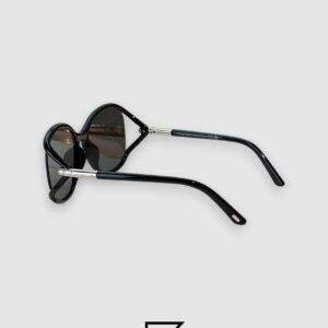 ⁦Tom Ford FT1090 Silver Mirror Lenses and Black Frame⁩ - الصورة ⁦3⁩