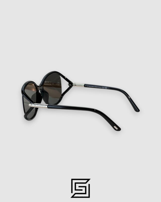 Tom Ford FT1090 Silver Mirror Lenses and Black Frame