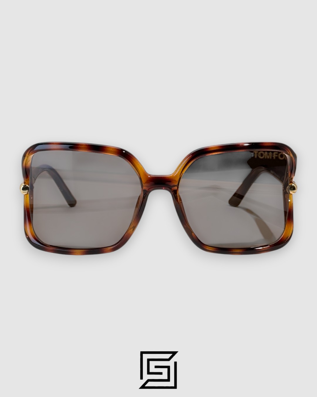 Tom Ford FT1089 Brown Lenses and Tiger Brown Frame - Image 2