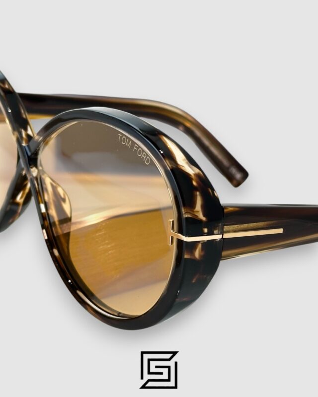 Tom Ford FT1116 Light Brown Lenses and Tiger Brown Frame