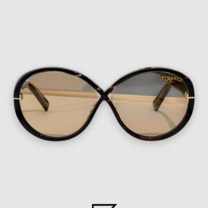 ⁦Tom Ford FT1116 Light Brown Lenses and Tiger Brown Frame⁩ - الصورة ⁦2⁩