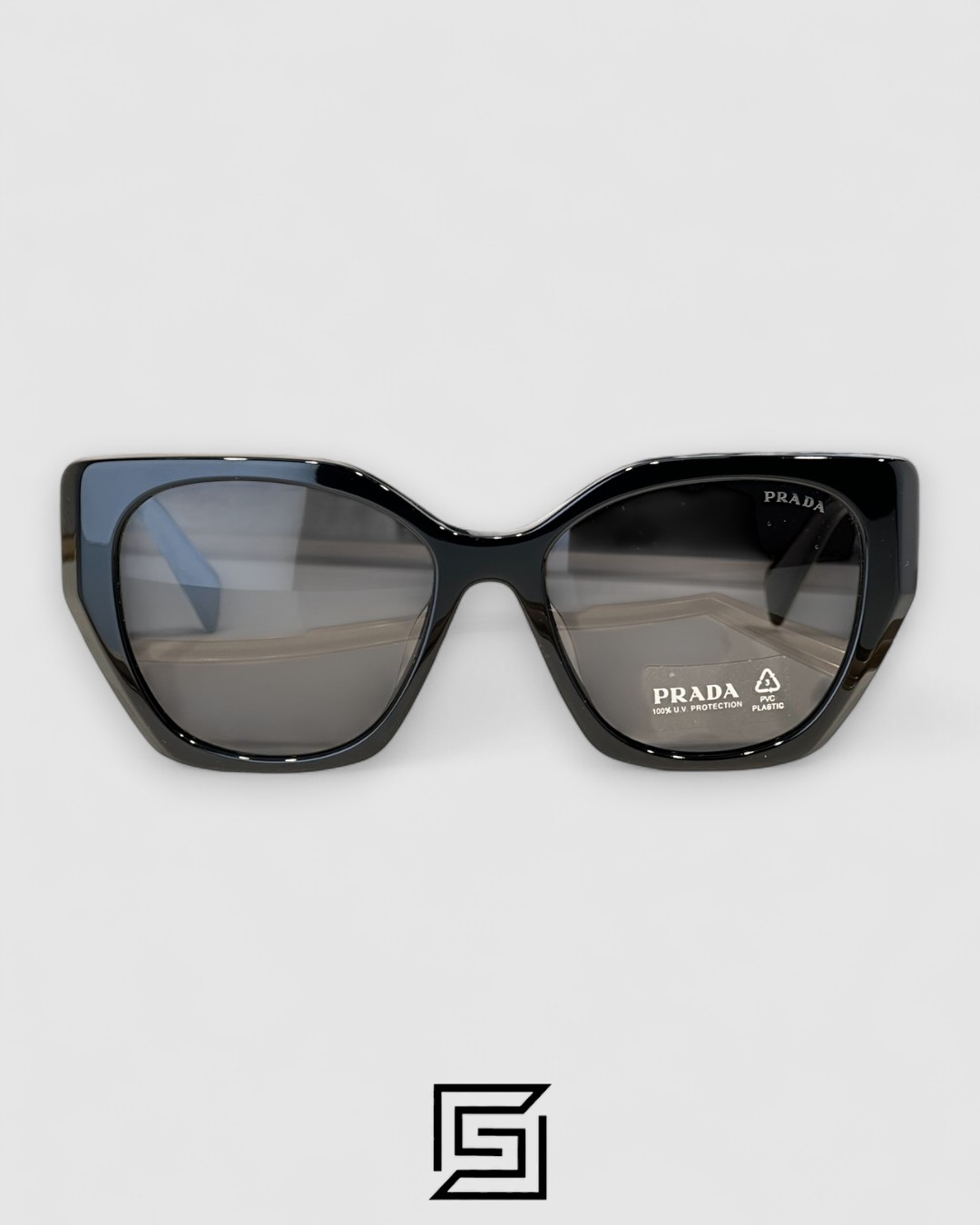⁦Prada SPR 19Z Black Lenses Black Frame⁩ - الصورة ⁦2⁩