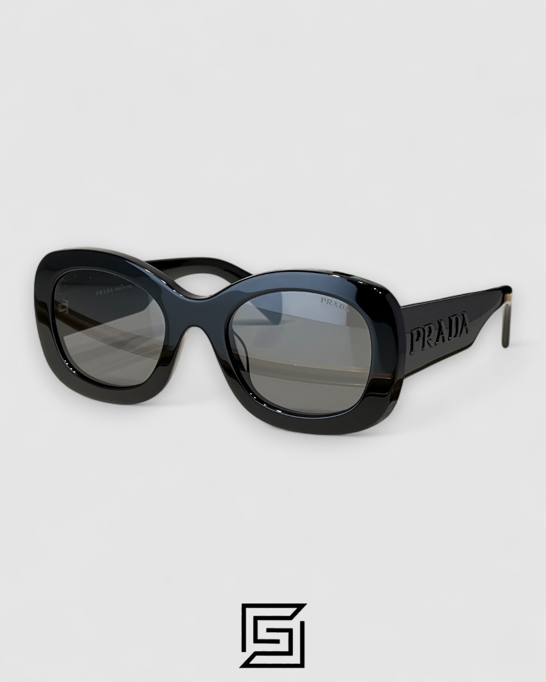 ⁦Prada PRA 13S Black Lenses Black Frame⁩ - الصورة ⁦1⁩