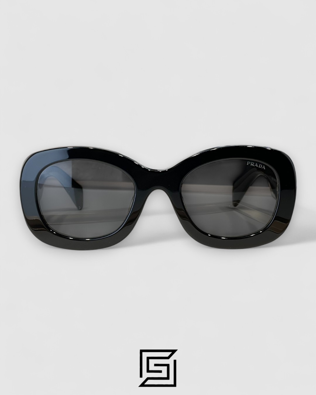 ⁦Prada PRA 13S Black Lenses Black Frame⁩ - الصورة ⁦2⁩