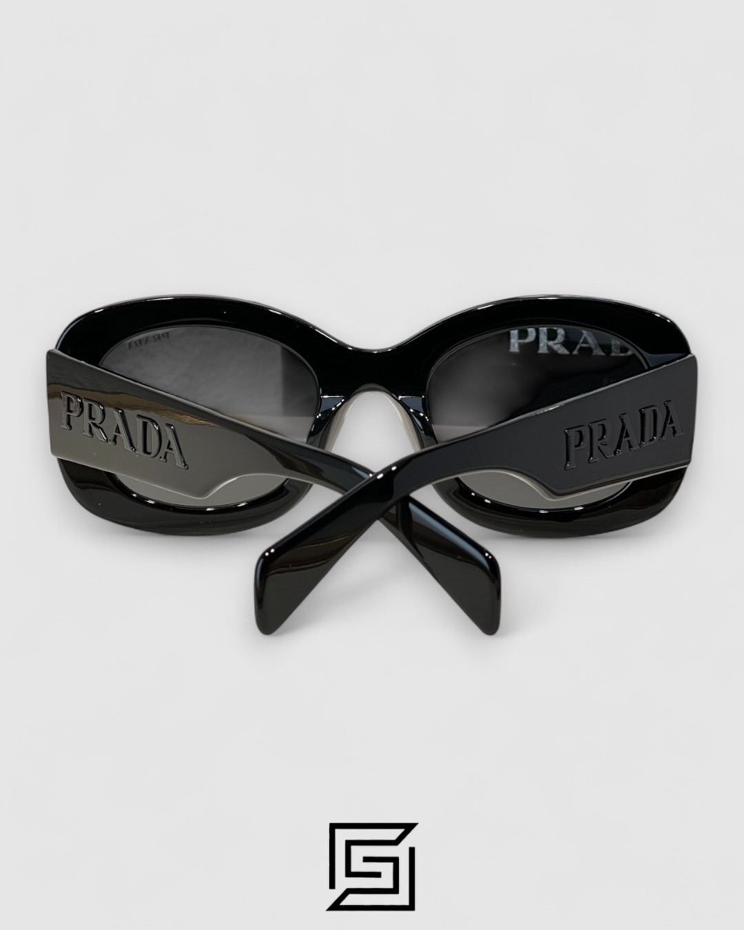 ⁦Prada PRA 13S Black Lenses Black Frame⁩ - الصورة ⁦5⁩