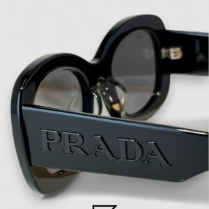 ⁦Prada PRA 13S Black Lenses Black Frame⁩ - الصورة ⁦7⁩